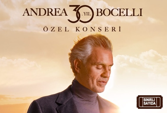 Andrea Bocelli 30.Yl zel Toscana Konseri ( Rapallo & Siena ) EXECUTIVE PAKET  