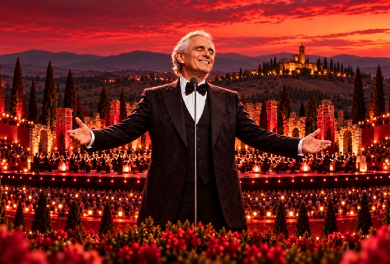 Andrea Bocelli Teatro del Silenzio Toskana Konser Turu (2027)