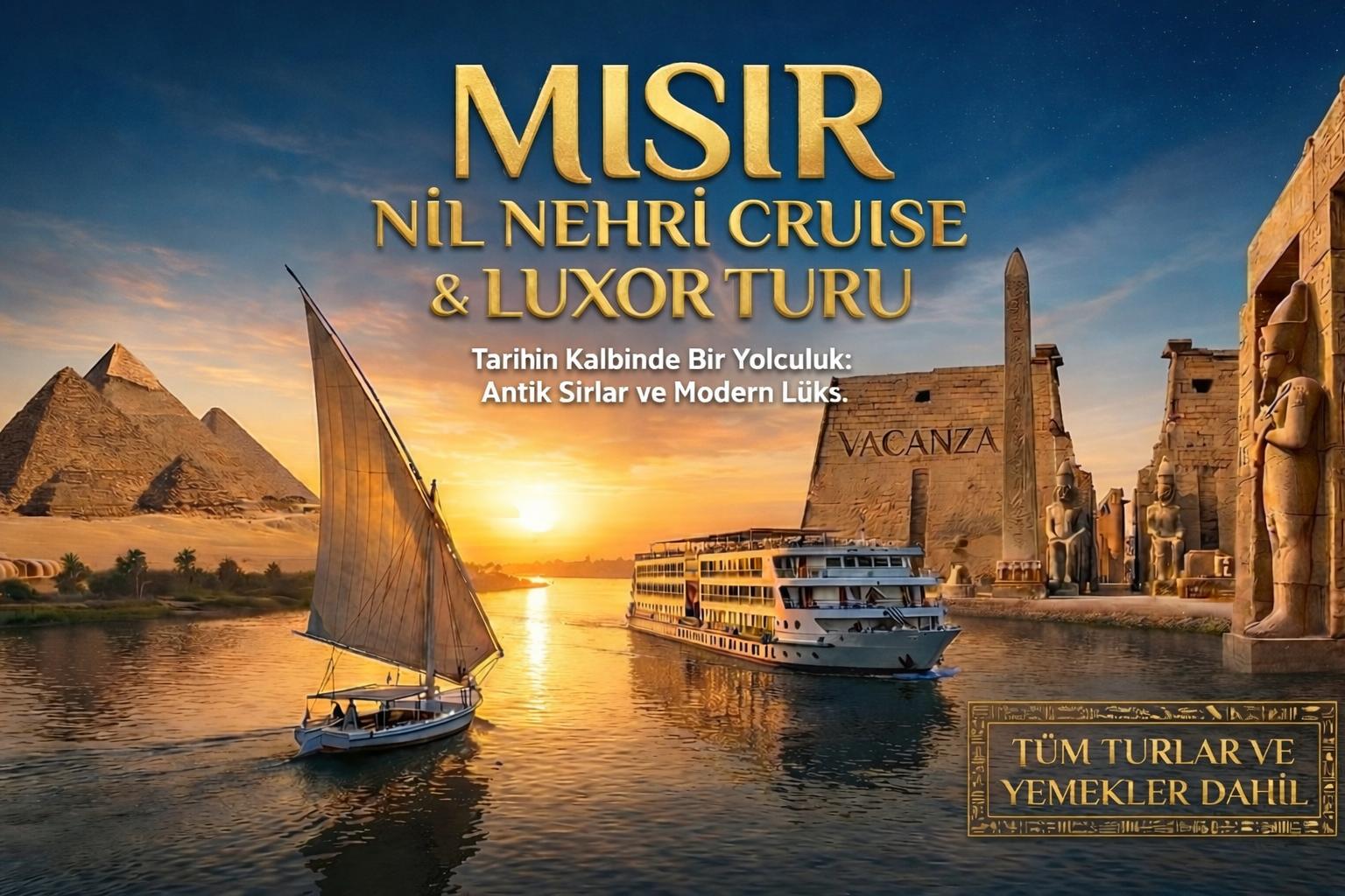 F�YAT B�LG�S� - Alt�n Nil Efsanesi:  Kahire & Nil Cruise & Luxor