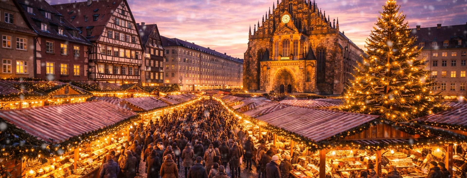 Avrupa�n�n I��klar�: Prag�dan M�nih�e Noel Pazarlar�