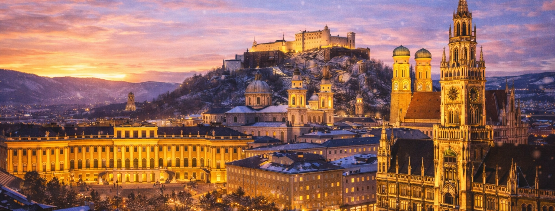 Avrupa�n�n I��klar�: Prag�dan M�nih�e Noel Pazarlar�