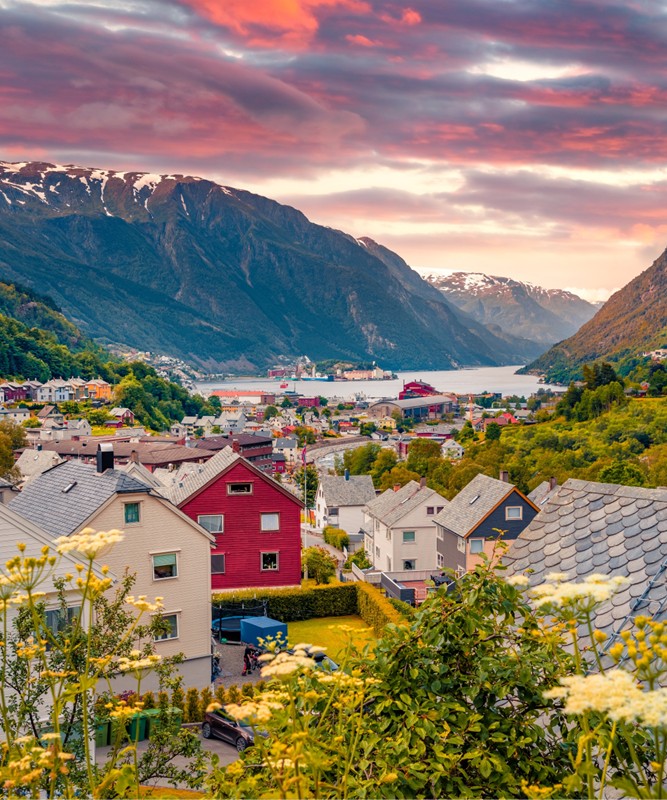 Norve� Fiyortlar�: Mavinin ve Ye�ilin Dans�