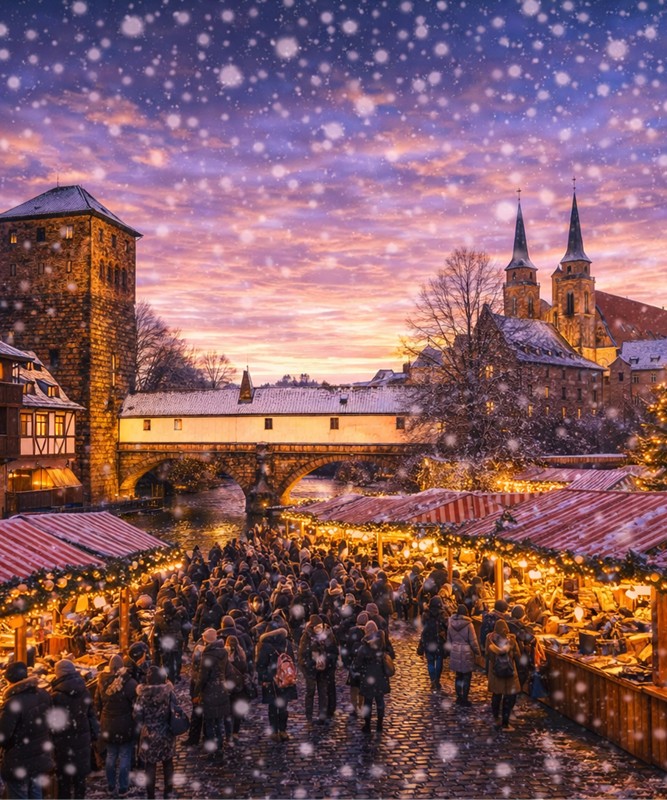 Avrupa�n�n I��klar�: Prag�dan M�nih�e Noel Pazarlar�