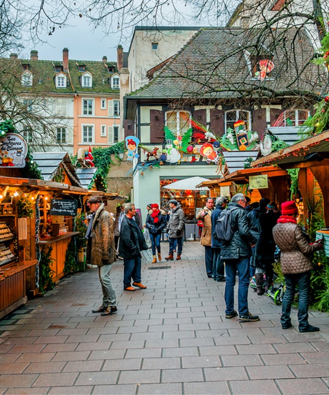 Alsace Noel Pazarlar ( Colmar & Strasbourg)