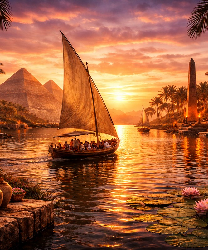 Alt�n Nil Efsanesi:  Kahire & Nil Cruise & Luxor