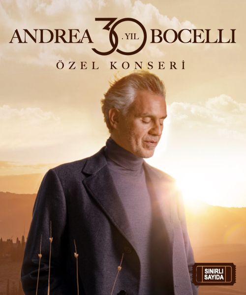 Andrea Bocelli 30.Yl zel Toscana Konseri ( Rapallo & Siena ) EXECUTIVE PAKET  