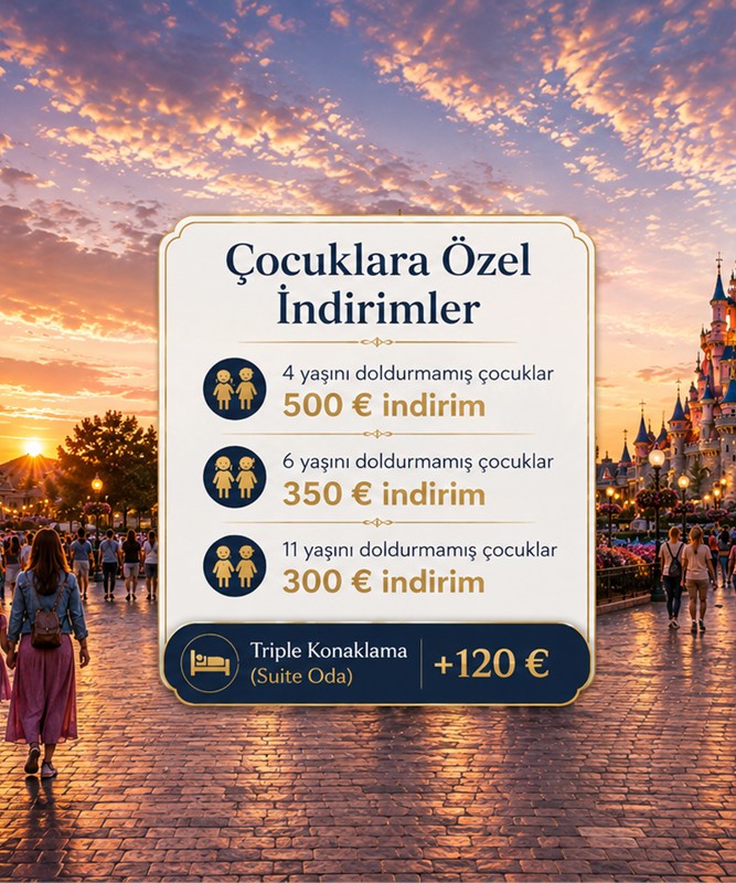 Bayramda Disneyland ve Paris Masal�