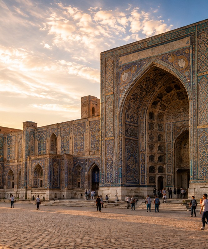 Bayramda �pek Yolunun �zinde �zbekistan Turu