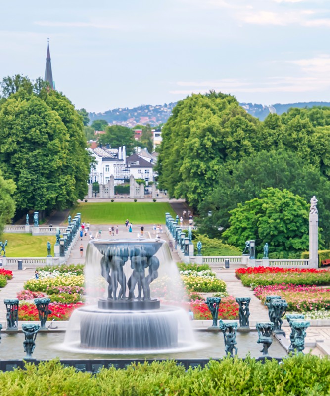 Norve Fiyortlar: Mavinin ve Yeilin Dans