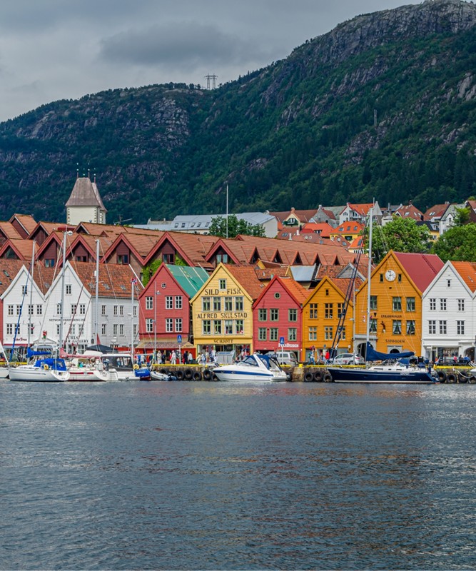 Norve Fiyortlar: Mavinin ve Yeilin Dans