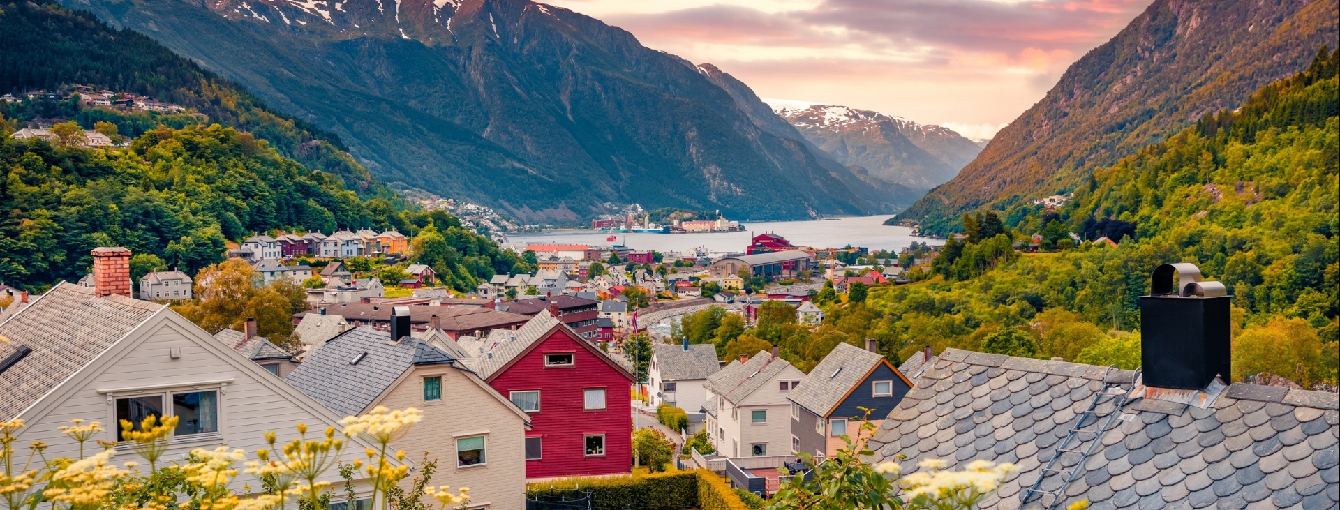 Norve Fiyortlar: Mavinin ve Yeilin Dans